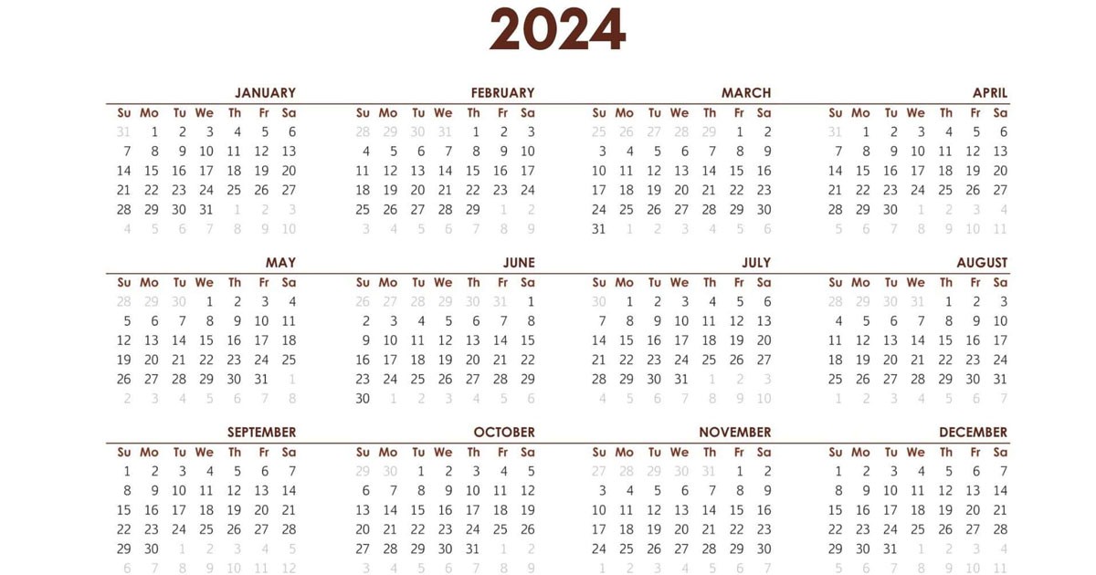 List Of Public, Bank & Private Sector Holiday List Of 2024