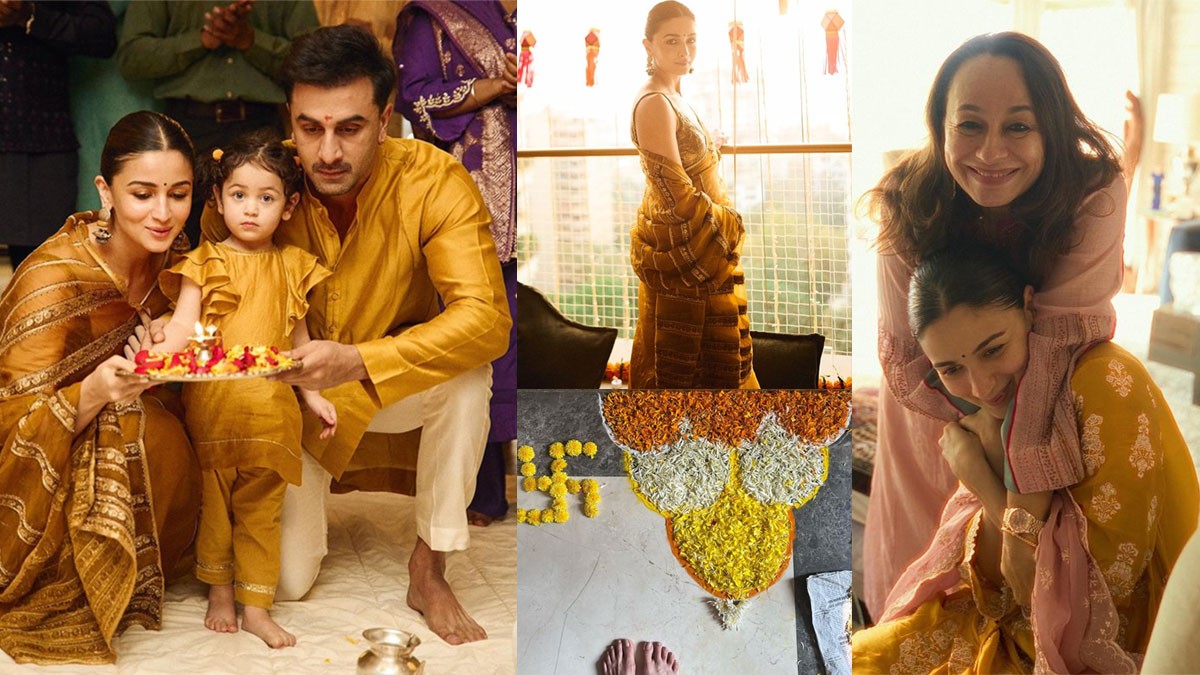 Alia Bhatt Celebrates Diwali 2024 with Ranbir Kapoor and Daughter Raha