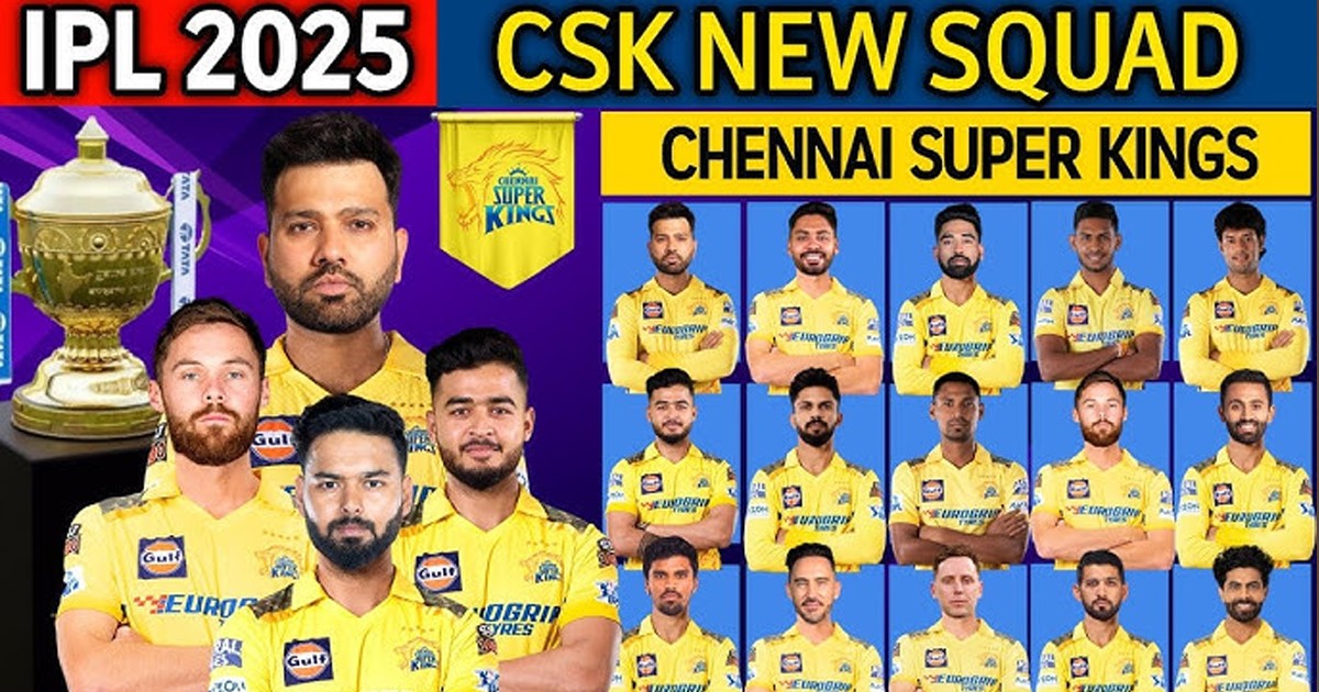 Chennai IPL Auction 2025 Full List Of Players Bought By Chennai Super