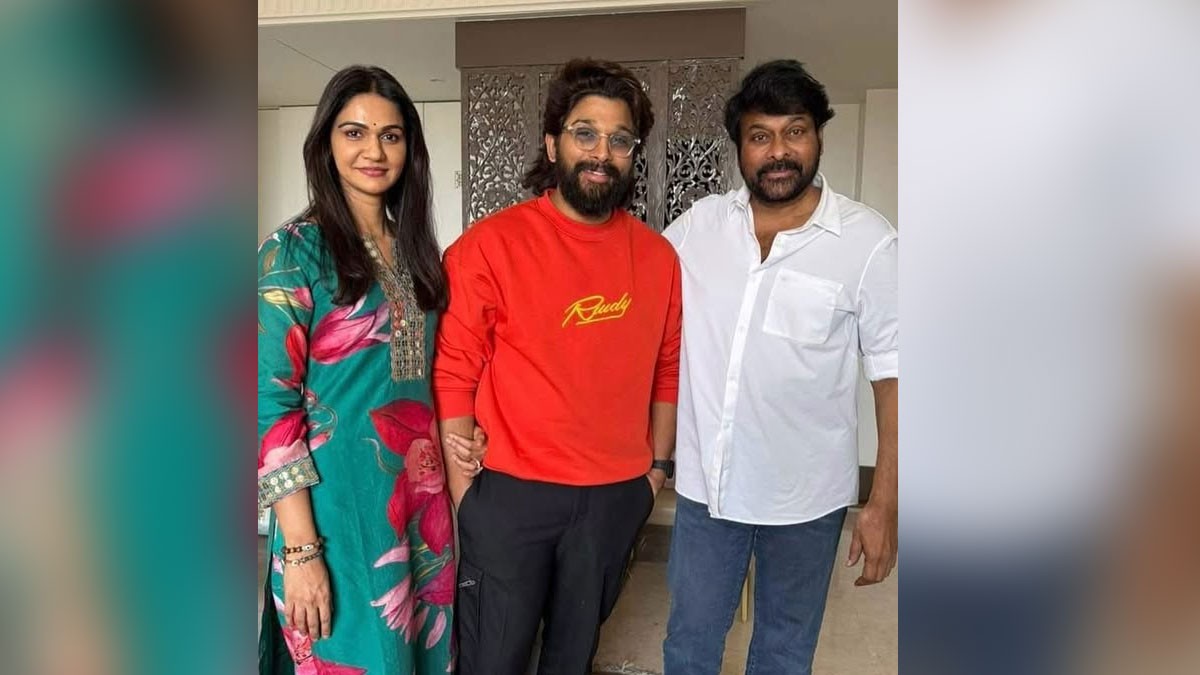 Allu Arjun Visits Chiranjeevi After Release from Jail