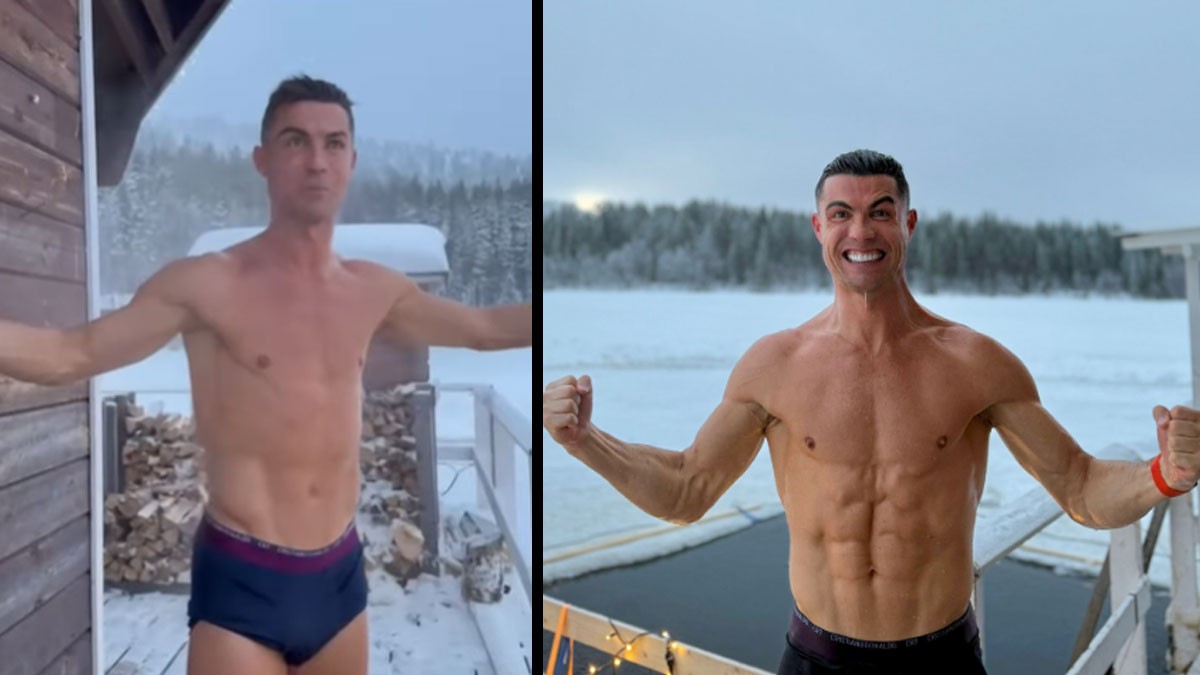 Cristiano Ronaldo’s Ice-Cold Dip in Finland Sparks Social Media Reactions