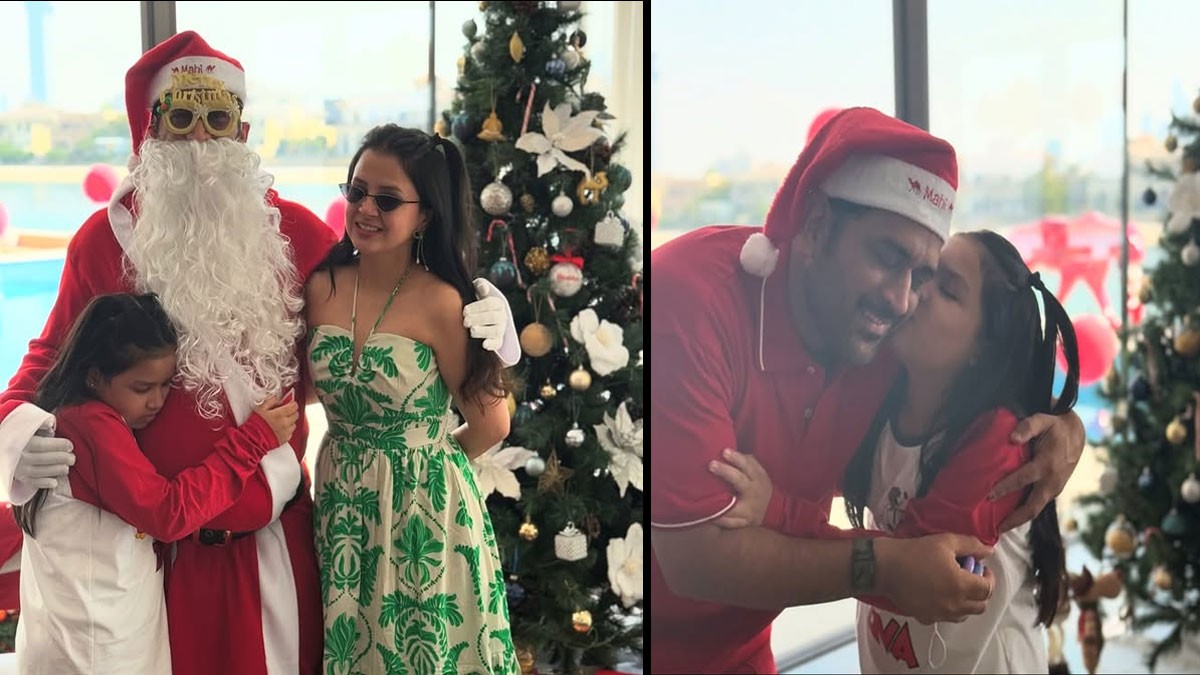 Christmas 2024: Captain Cool Brings the Christmas Cheer with Family and Daughter Ziva