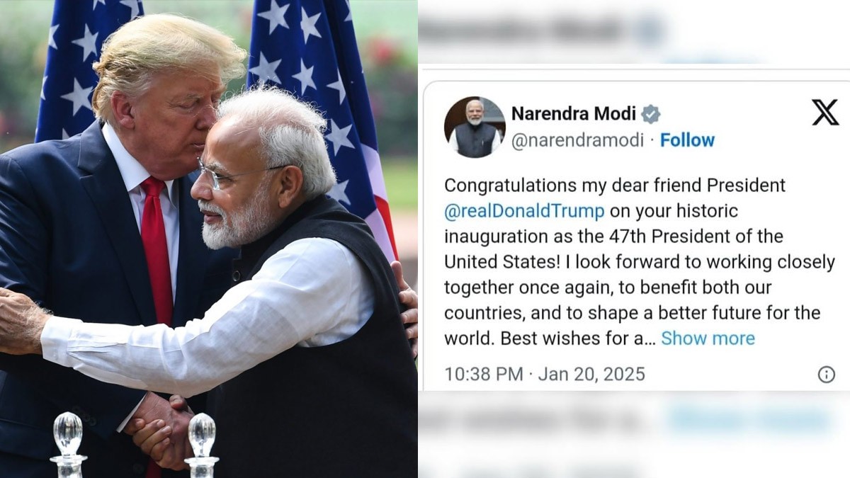 Prime Minister Modi Congratulates Donald Trump on Inauguration as 47th U.S. President