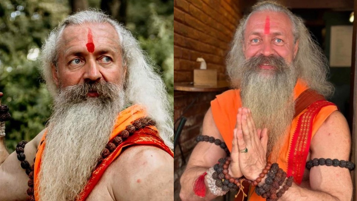 7-Foot Tall 'Muscular Baba' from Russia Becomes Viral Sensation at Maha Kumbh Mela