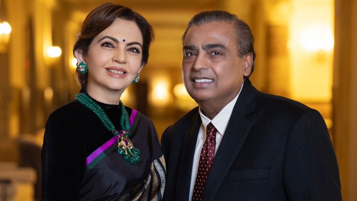 Mukesh and Nita Ambani Attend Private Reception in Washington Ahead of Trump’s Inauguration