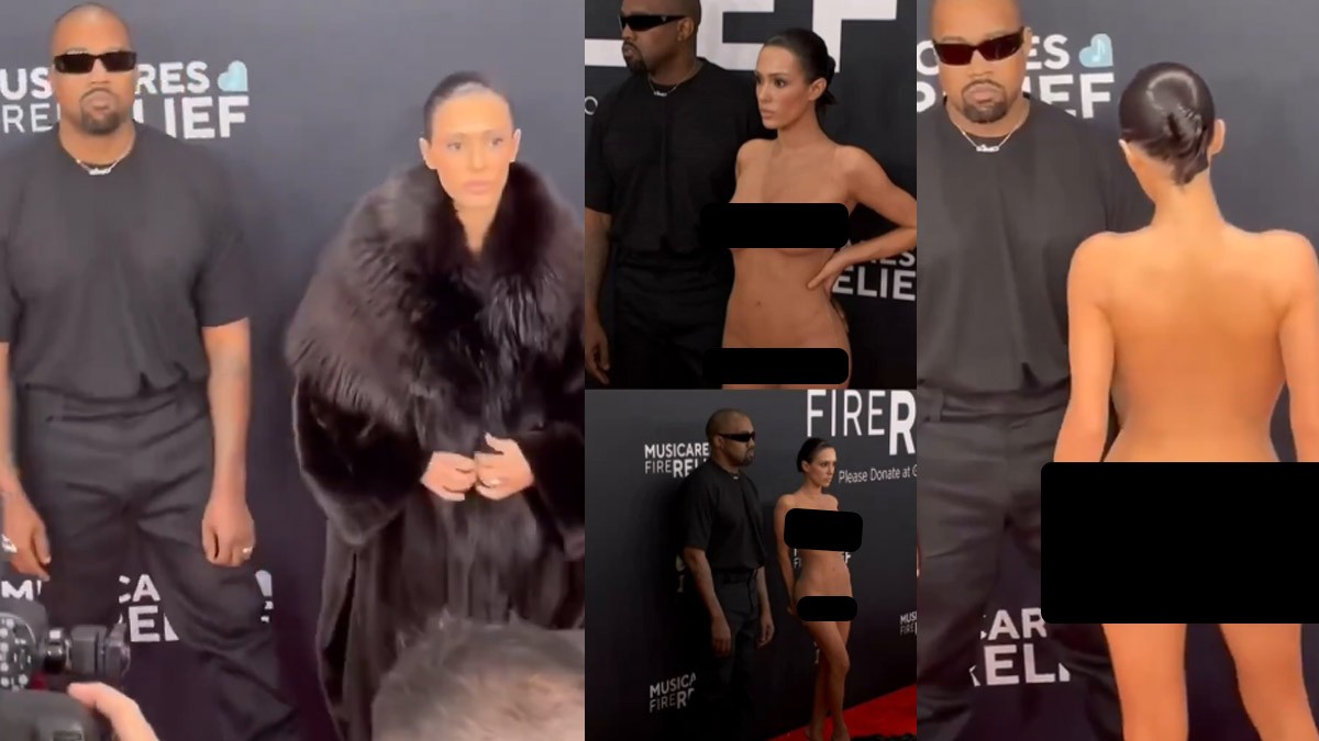 OMG!! Kanye West and Bianca Censori's Appearance Shocks Audience At Grammy Awards 2024