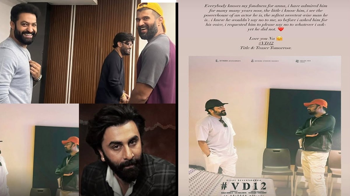 Vijay Deverakonda Heaps Praise on Jr NTR, Suriya, and Ranbir Kapoor for VD12 Title Teaser Dubbing