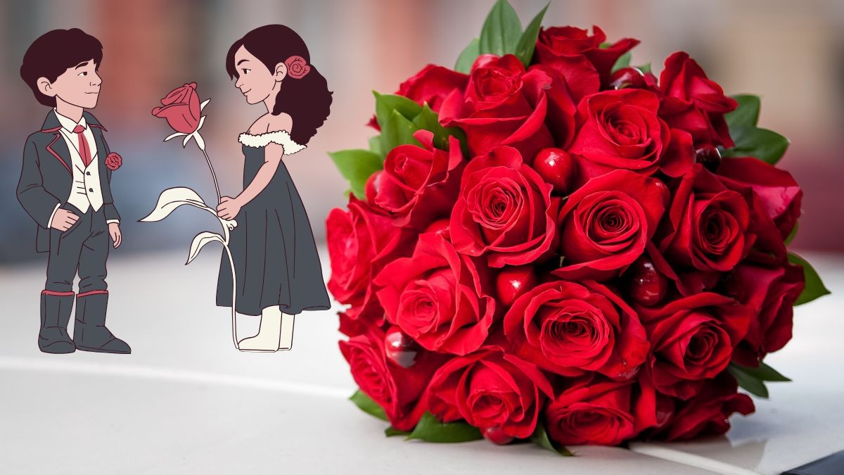 How to Celebrate Valentine's Day: First Day - Rose Day With Your Lovely Lady