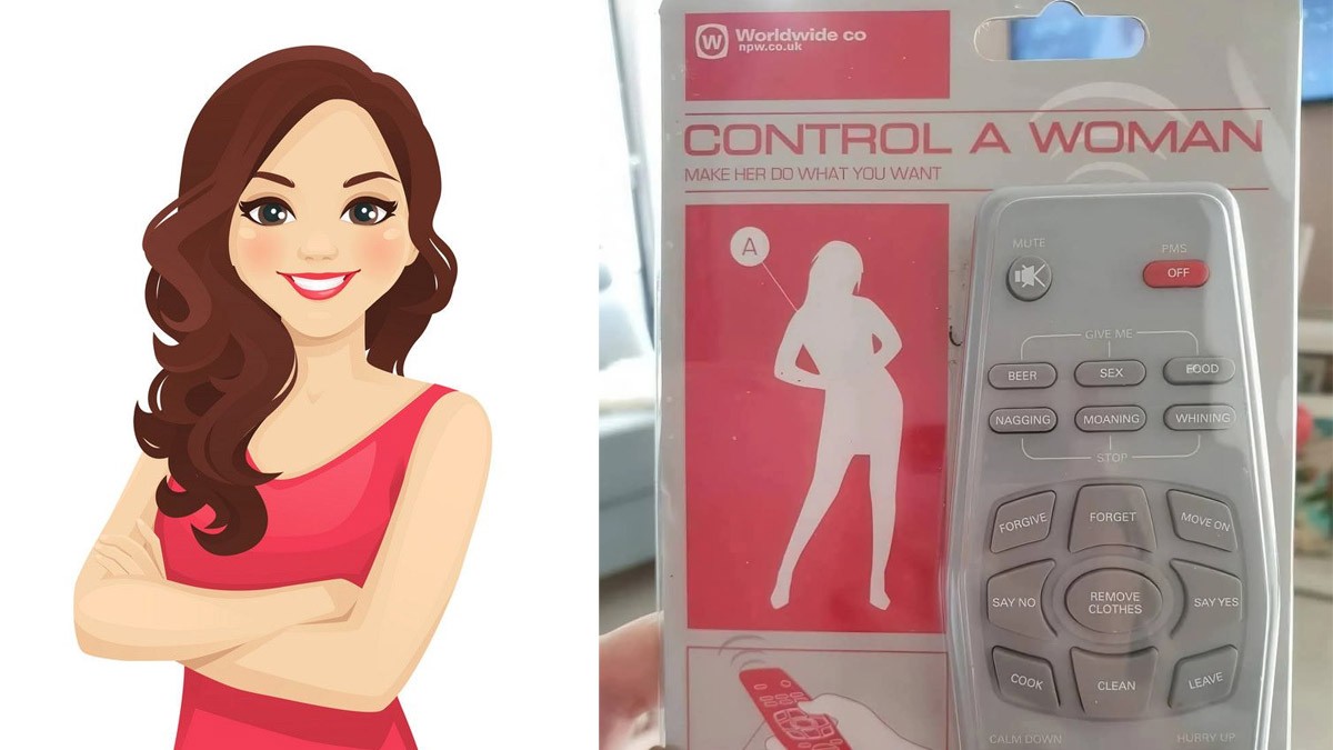 Control A Woman Remote: A Novelty Gag Gift