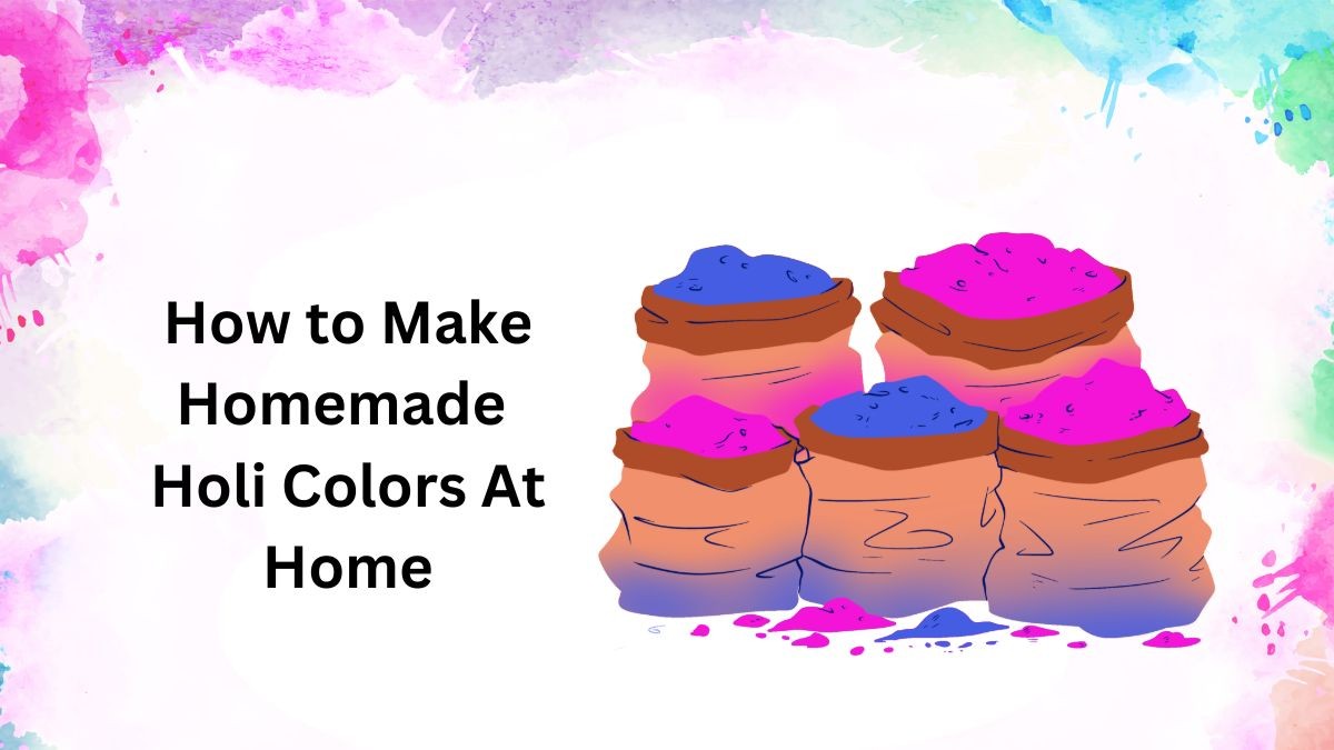 Holi 2025: How to Make Homemade Holi Colors: Safe and Natural DIY Methods