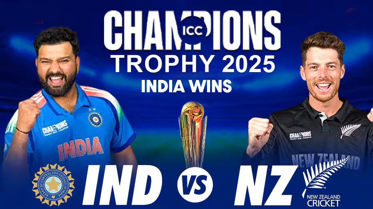 India Triumphs Over New Zealand to Win ICC Champions Trophy 2025