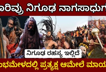 ಯಾರಿವ್ರು ನಿಗೂಢ ನಾಗಸಾಧುಗಳು- ಕುಂಭಮೇಳದಲ್ಲಿ ಪ್ರತ್ಯಕ್ಷ ಆಮೇಲೆ ಮಾಯ !! ನಿಗೂಢ ರಹಸ್ಯ ಇಲ್ಲಿದೆ