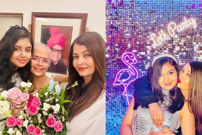 Aishwarya Rai Celebrating the Birthdays of My Dearest Daddy-Ajjaa and Darling Aaradhya