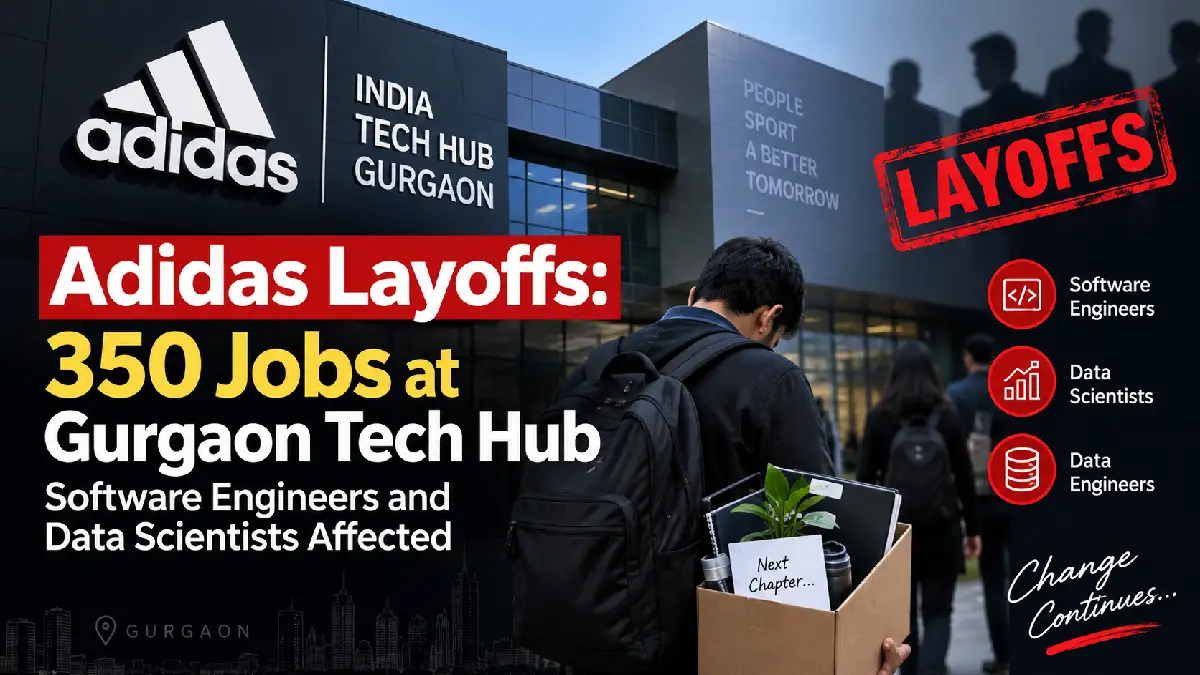 Adidas Layoffs: 350 Jobs at Gurgaon Tech Hub, Software Engineers and Data Scientists Affected
