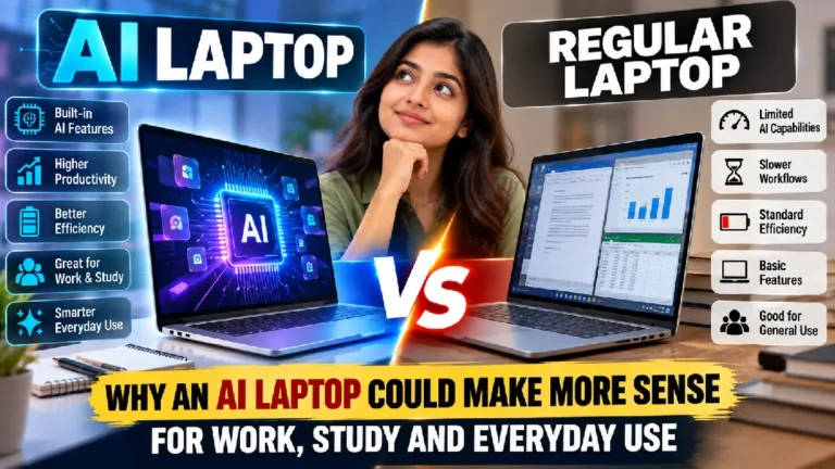 AI Laptop vs Regular Laptop: Why It Makes Sense for Work, Study & Daily Use