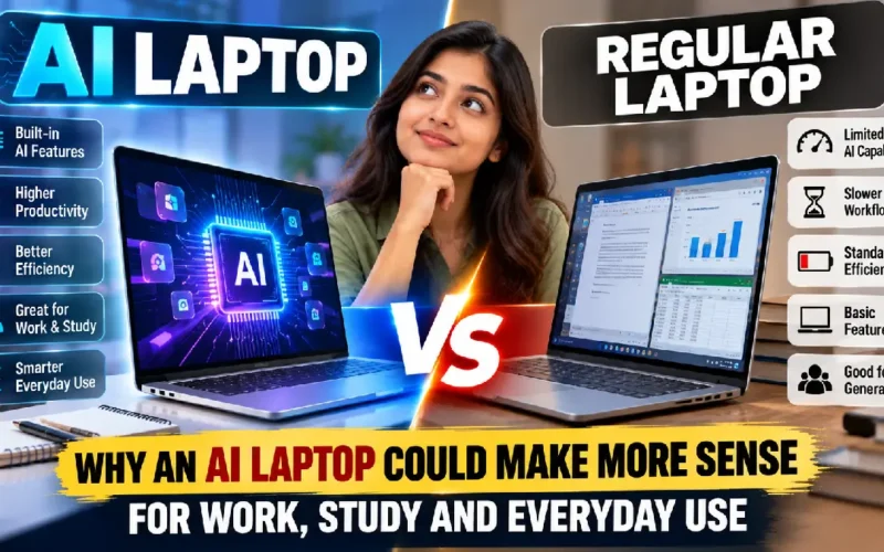 AI Laptop vs Regular Laptop: Why It Makes Sense for Work, Study & Daily Use