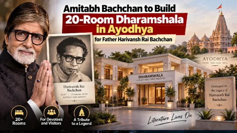 Amitabh Bachchan to Build 20-Room Dharamshala in Ayodhya for Father Harivansh Rai Bachchan
