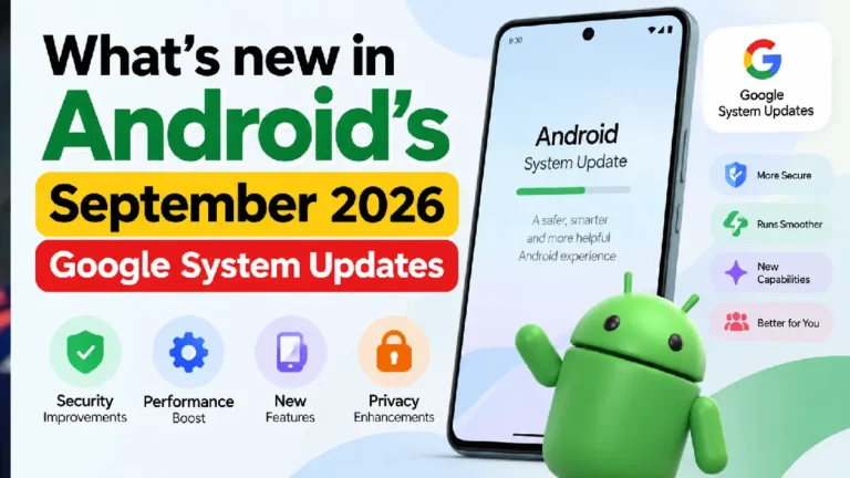 Android September 2026 Google System Updates: What’s New