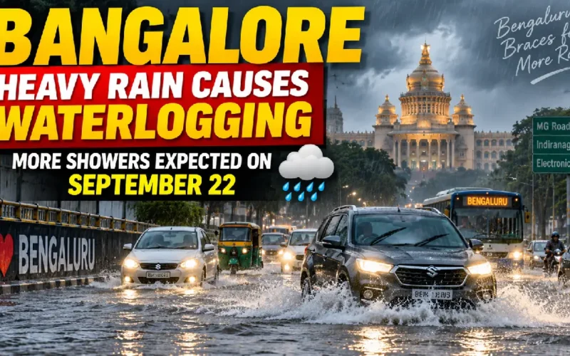 Bengaluru Rain Update: Heavy Rain Causes Waterlogging, More Showers Expected on September 22