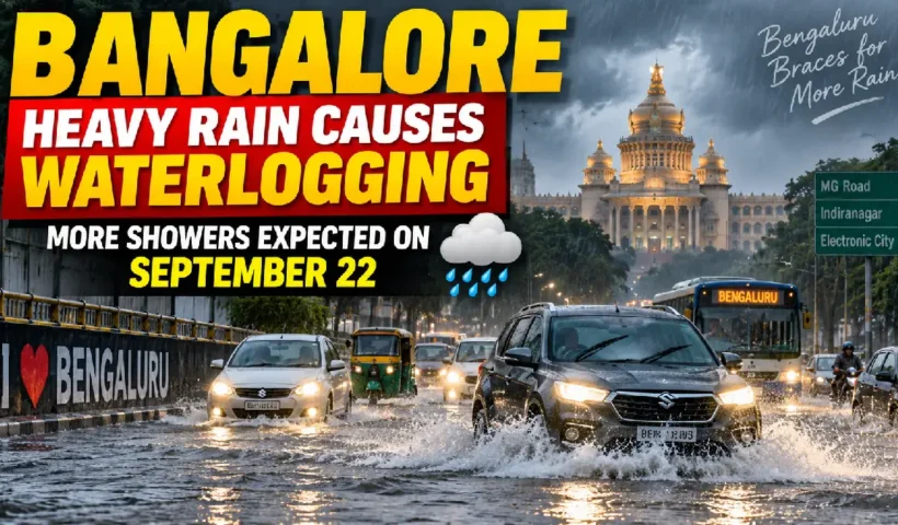 Bengaluru Rain Update: Heavy Rain, Waterlogging and September 22 Forecast