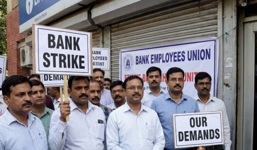 Bank Strike in MP: 7,000 Branches Hit, ₹5,500 Crore Business Affected