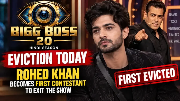 Bigg Boss Hindi Season 20 Eviction Today: Rohed Khan Becomes First Contestant to Exit the Show