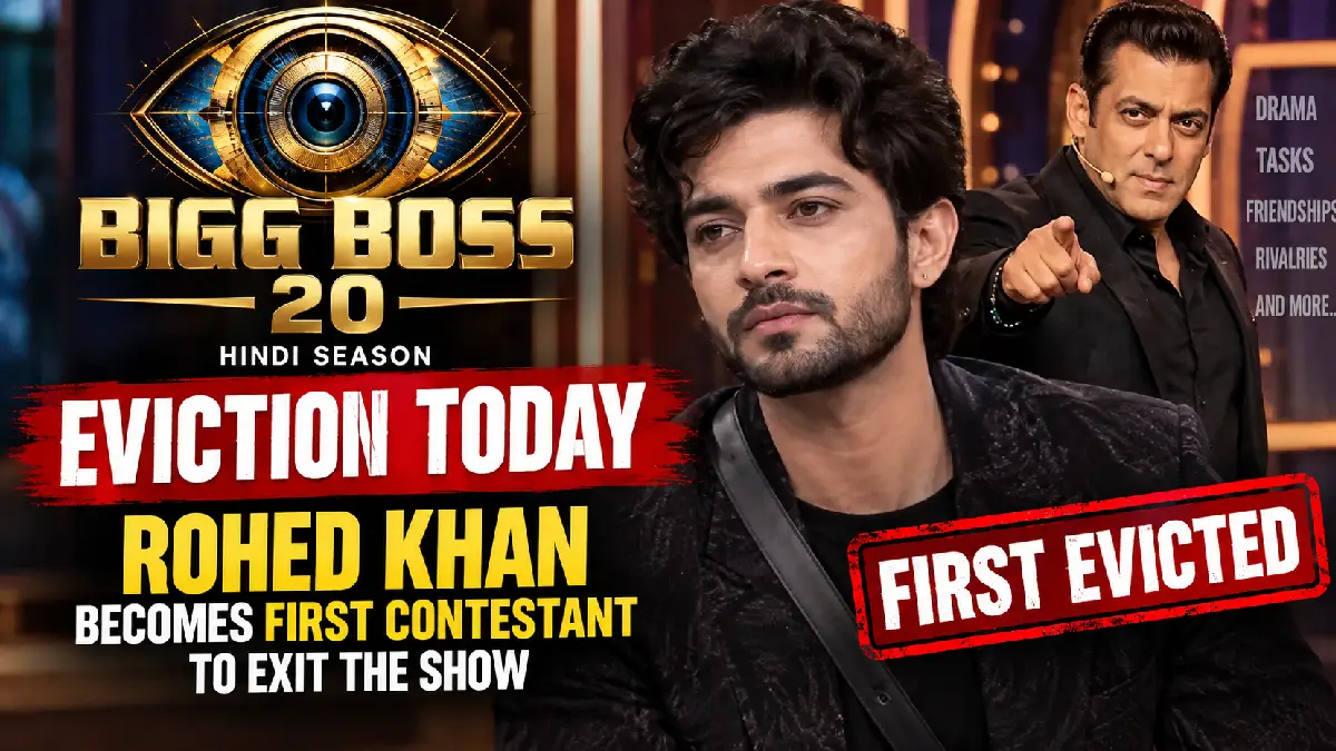 Bigg Boss Hindi Season 20 Eviction Today: Rohed Khan Becomes First Contestant to Exit the Show