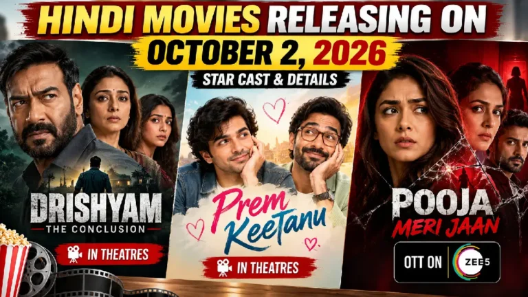Hindi Movies Releasing on October 2, 2026: Star Cast & Details