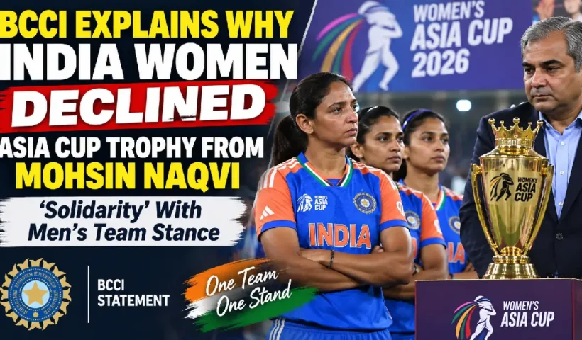 BCCI Explains Why India Women Declined Asia Cup Trophy from Mohsin Naqvi: ‘Solidarity’ With Men’s Team