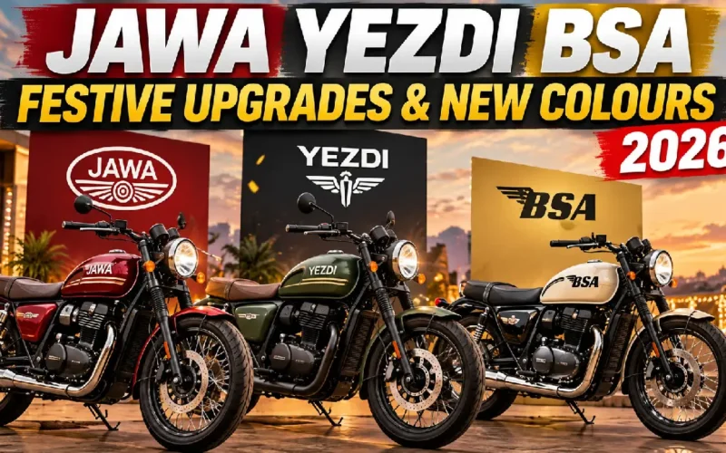 Jawa Yezdi BSA Festive Upgrades & New Colours 2026