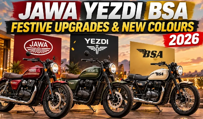 Jawa Yezdi BSA Festive Upgrades & New Colours 2026