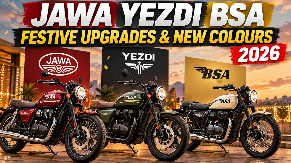 Jawa Yezdi BSA Festive Upgrades & New Colours 2026