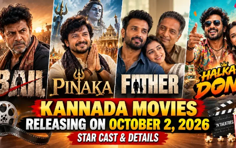 Kannada Movies Releasing on October 2, 2026: Star Cast & Details