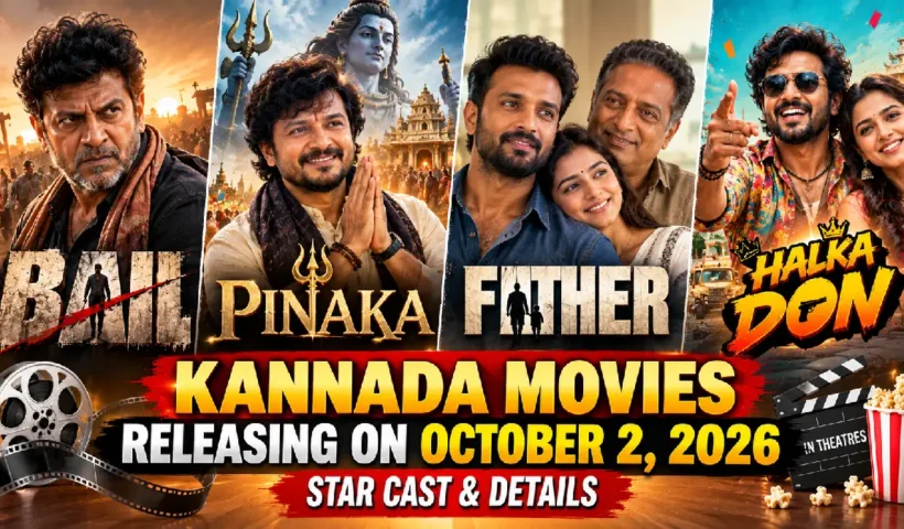 Kannada Movies Releasing on October 2, 2026: Star Cast & Details