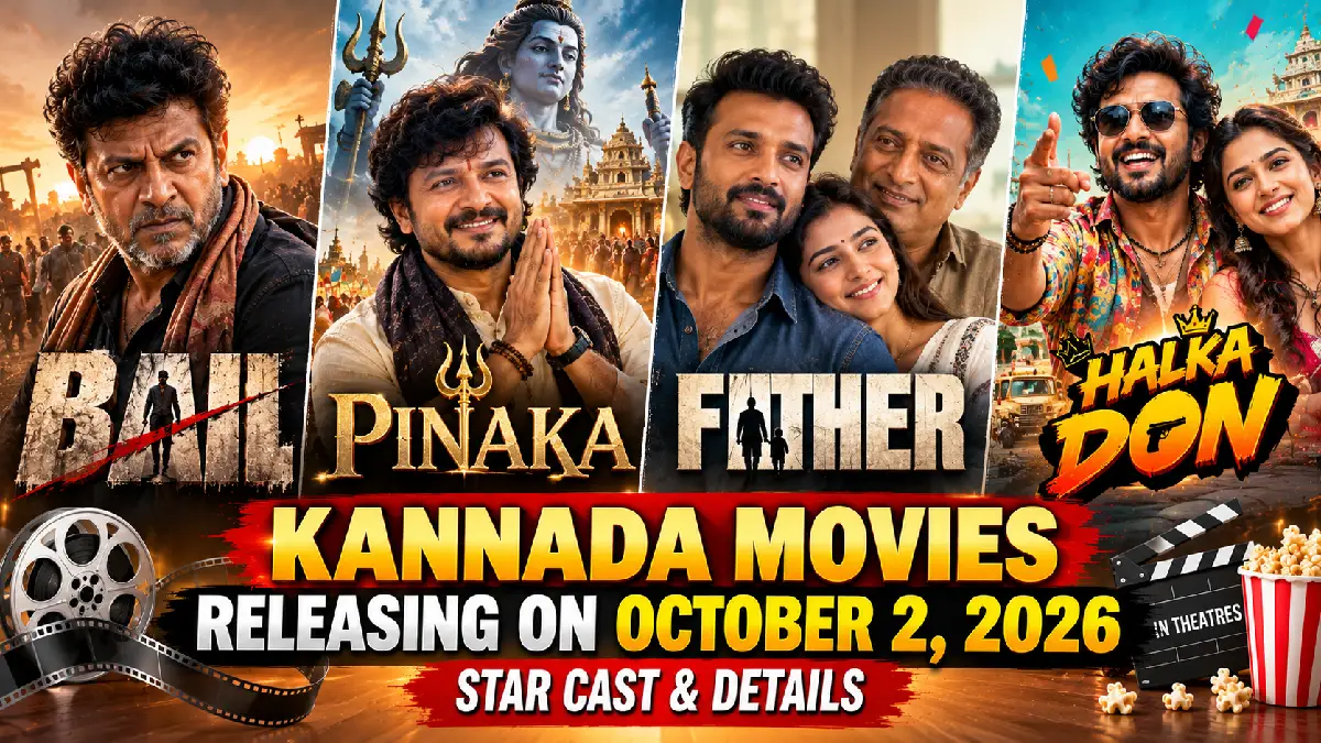 Kannada Movies Releasing on October 2, 2026: Star Cast & Details