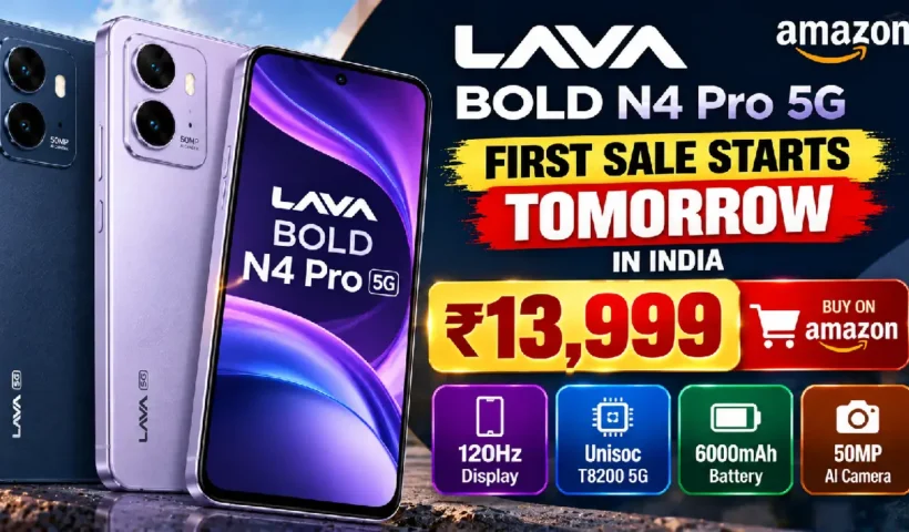 Lava Bold N4 Pro 5G First Sale in India: Check Price at ₹13,999