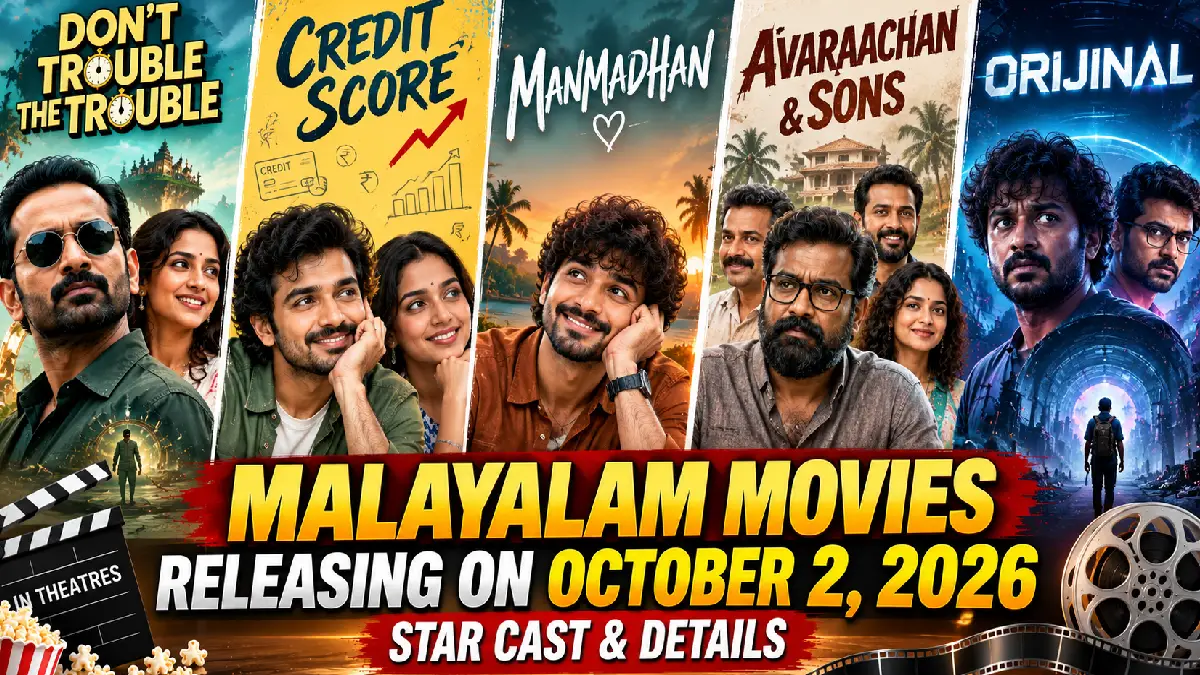 Malayalam Movies Releasing on October 2, 2026: Star Cast & Details