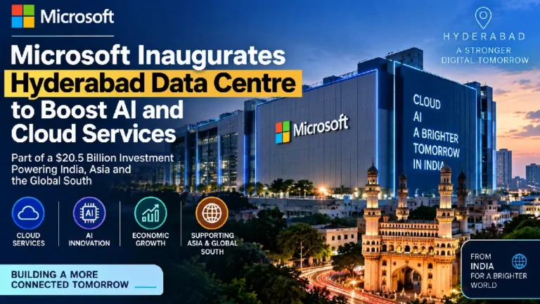 Microsoft Inaugurates Hyderabad Data Centre to Boost AI and Cloud Services