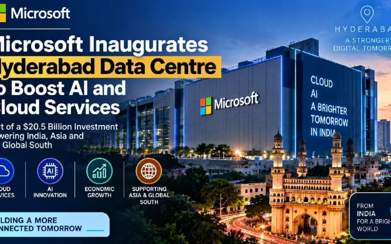 Microsoft Inaugurates Hyderabad Data Centre to Boost AI and Cloud Services