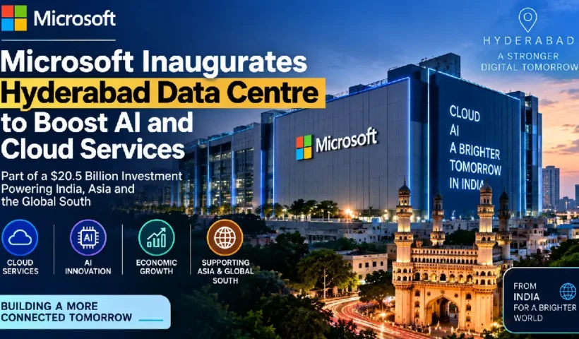 Microsoft Inaugurates Hyderabad Data Centre to Boost AI and Cloud Services