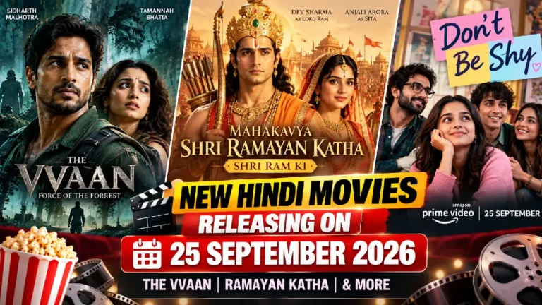 New Hindi Movies Releasing on September 25, 2026: The Vvaan, Ramayan Katha & More