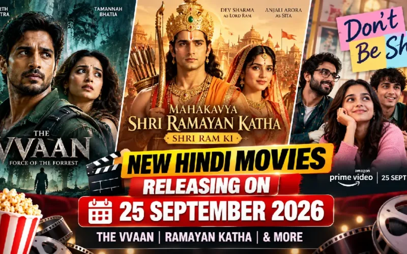 New Hindi Movies Releasing on September 25, 2026: The Vvaan, Ramayan Katha & More