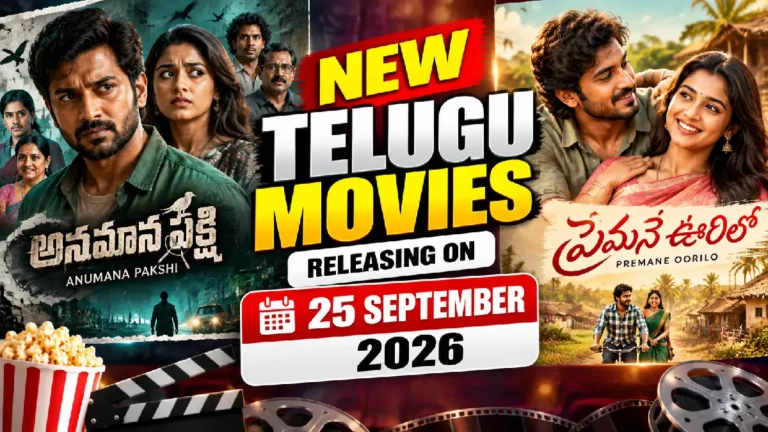 New Telugu Movies Releasing on September 25, 2026: Anumana Pakshi, Premane Oorilo