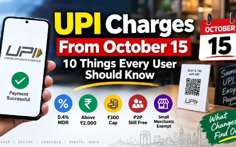 UPI Charges From October 15: 10 Things Every User Should Know