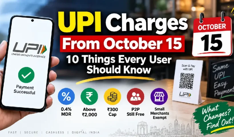 UPI Charges From October 15: 10 Things Every User Should Know