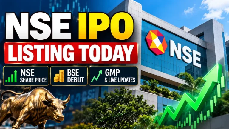 NSE IPO Listing Today: NSE Share Price, BSE Debut, GMP & Live Updates