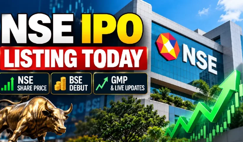 NSE IPO Listing Today: NSE Share Price, BSE Debut, GMP & Live Updates