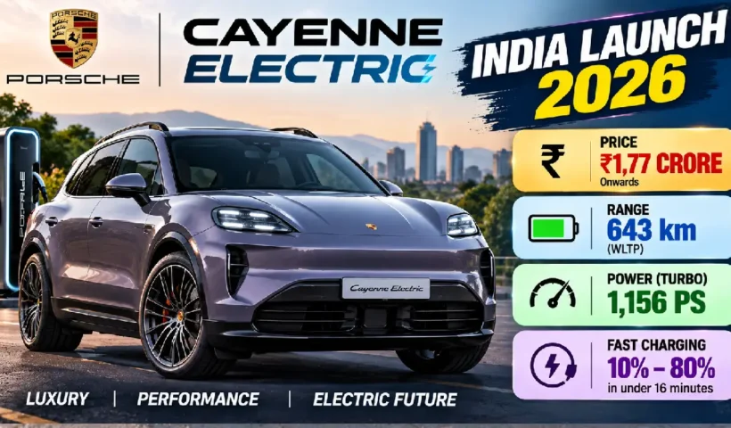 Porsche Cayenne Electric India Launch 2026: Price, Range & Specs