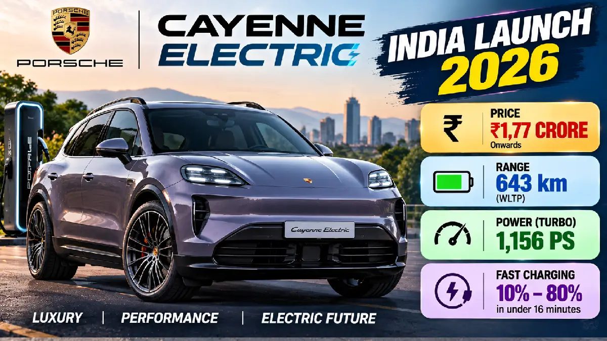 Porsche Cayenne Electric India Launch 2026: Price, Range & Specs
