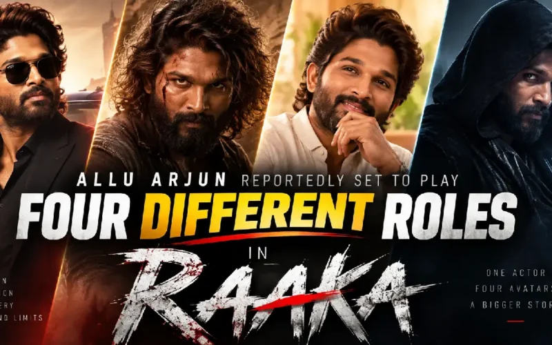 Allu Arjun Reportedly Set to Play Four Different Roles in Raaka